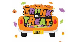 Picture of trunk decorated for Halloween